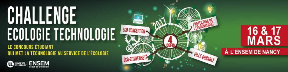 Challenge Ecologie-Technologie 2017