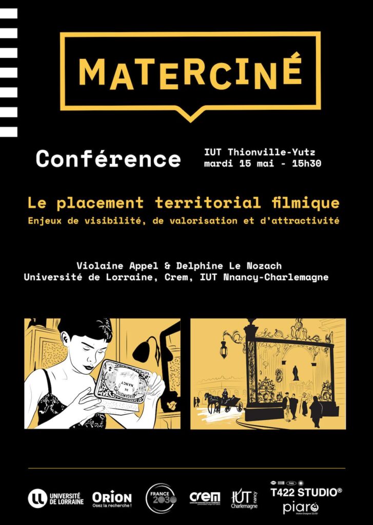 Conférence et Exposition à l’IUT Thionville-Yutz : Le Placement Territorial Filmique et Les Représentations du Grand Est au Cinéma